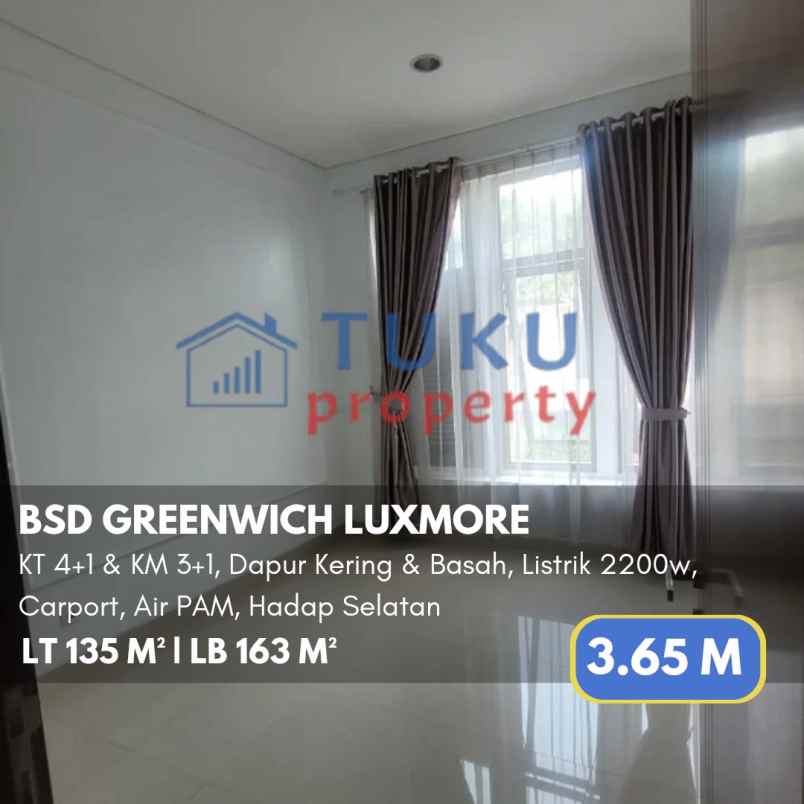 dijual rumah greenwich bsd gading