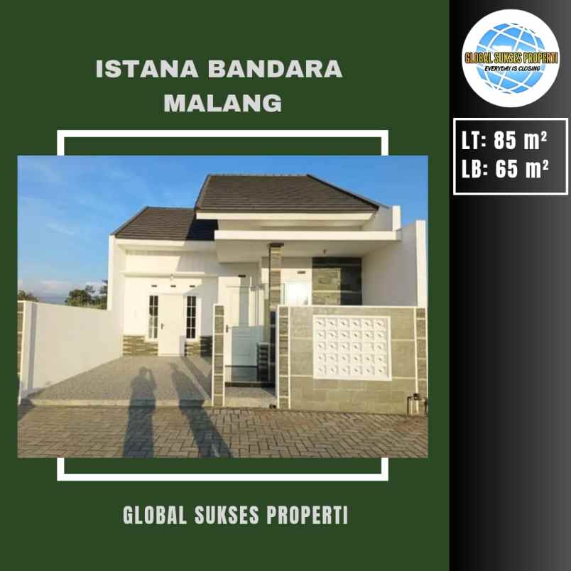 dijual rumah istana bandara pakis malang