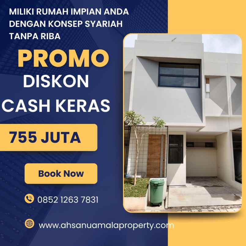 dijual rumah jalan haji miing