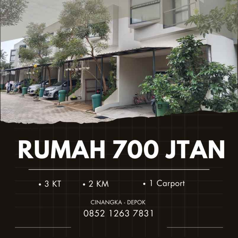 dijual rumah jalan haji miing