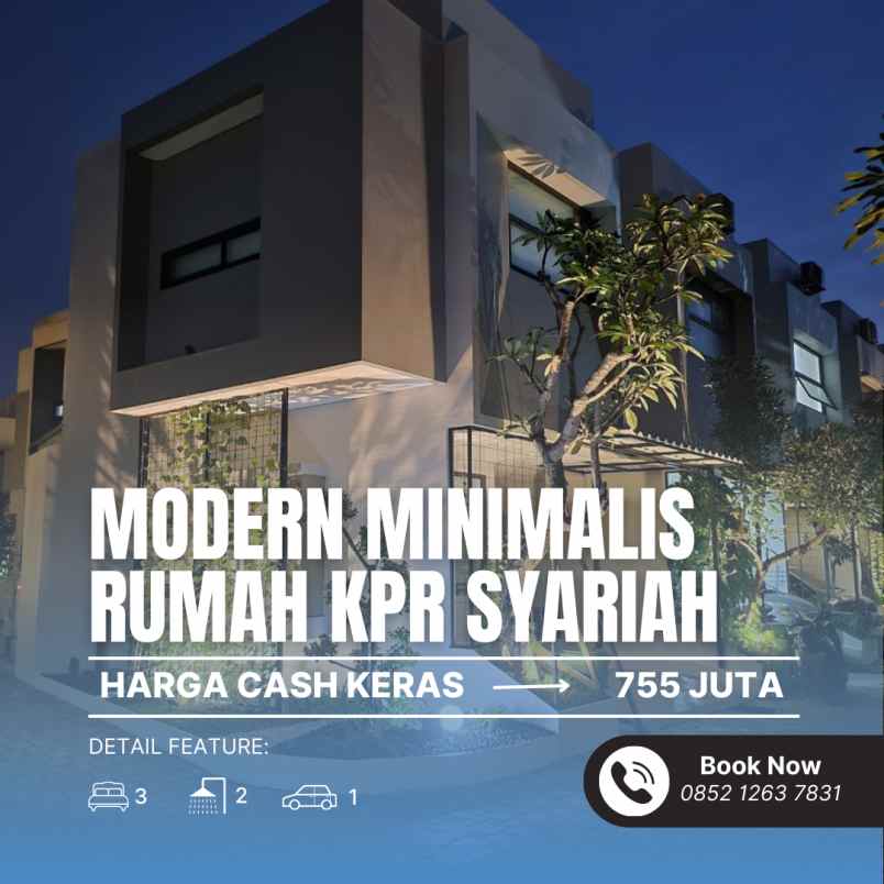 dijual rumah jalan haji miing