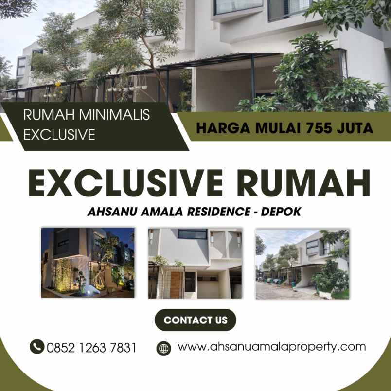 dijual rumah jalan haji miing