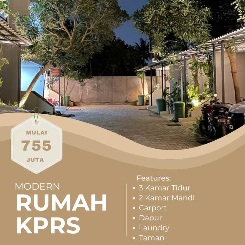 dijual rumah jalan haji miing