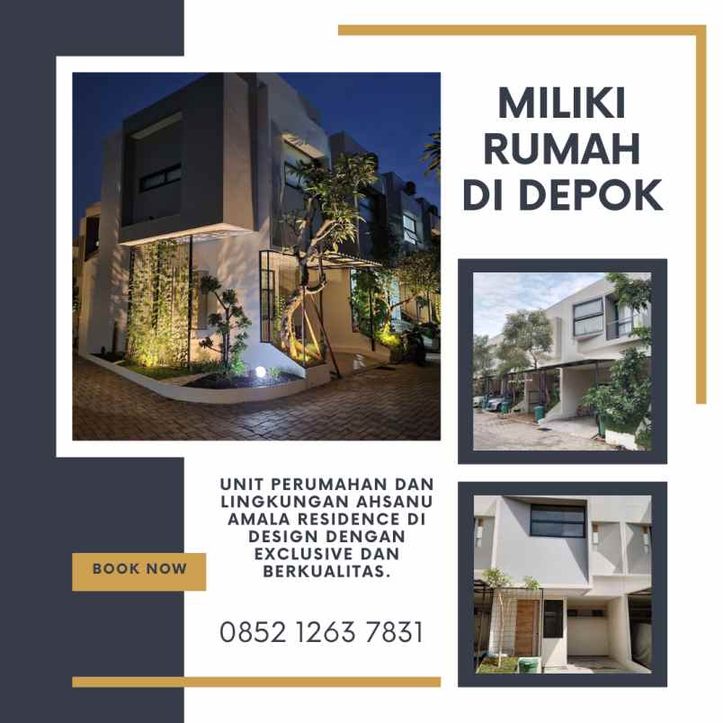 dijual rumah jalan haji miing