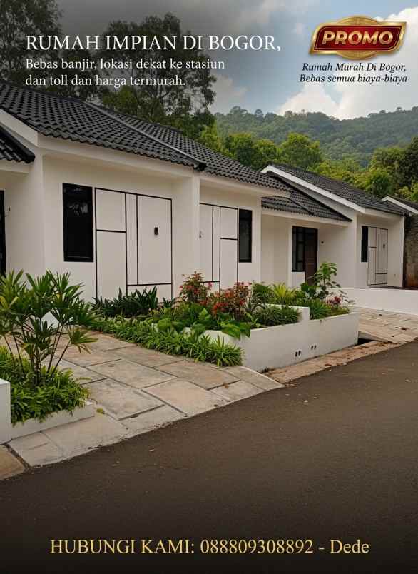 dijual rumah jalan raya amd tajurhalang