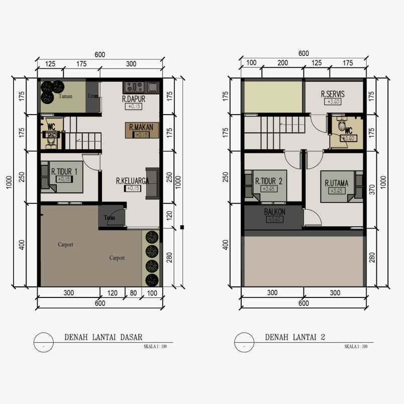 dijual rumah jalan raya ciater barat