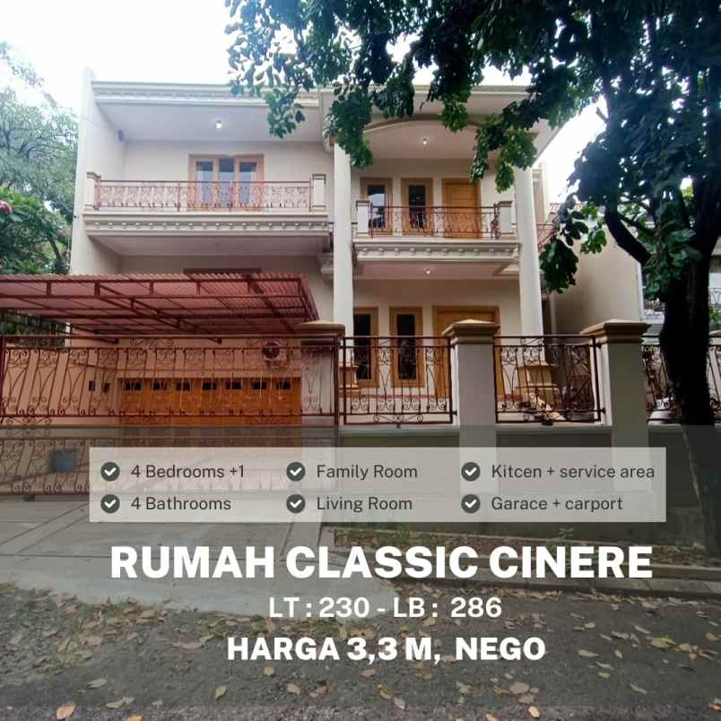 dijual rumah jalan raya komplek bukit