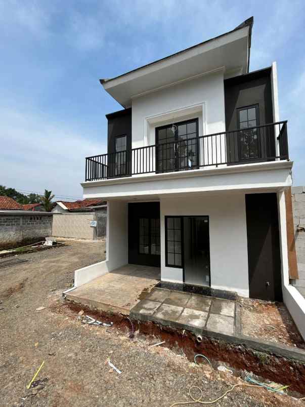 dijual rumah jalan raya sasak citayam depok