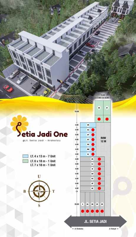 dijual rumah jalan setia jadi krakatau