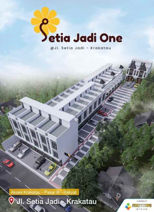 dijual rumah jalan setia jadi krakatau