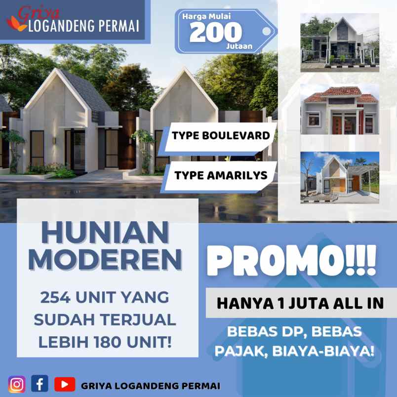 dijual rumah jalan siyono siraman