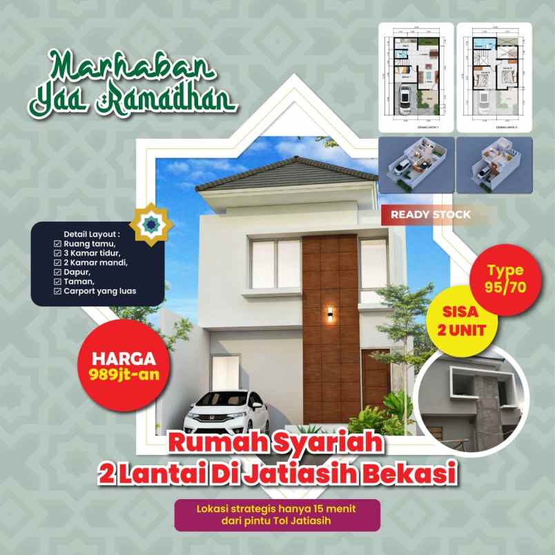 dijual rumah jatiluhur