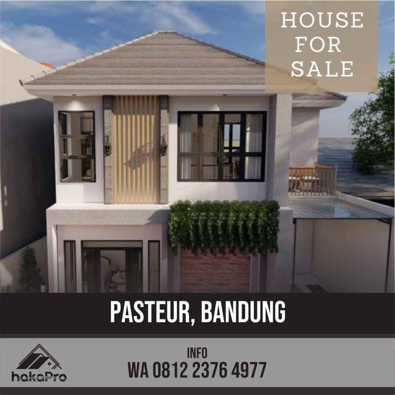 dijual rumah jl budi cimahi pasteur bandung