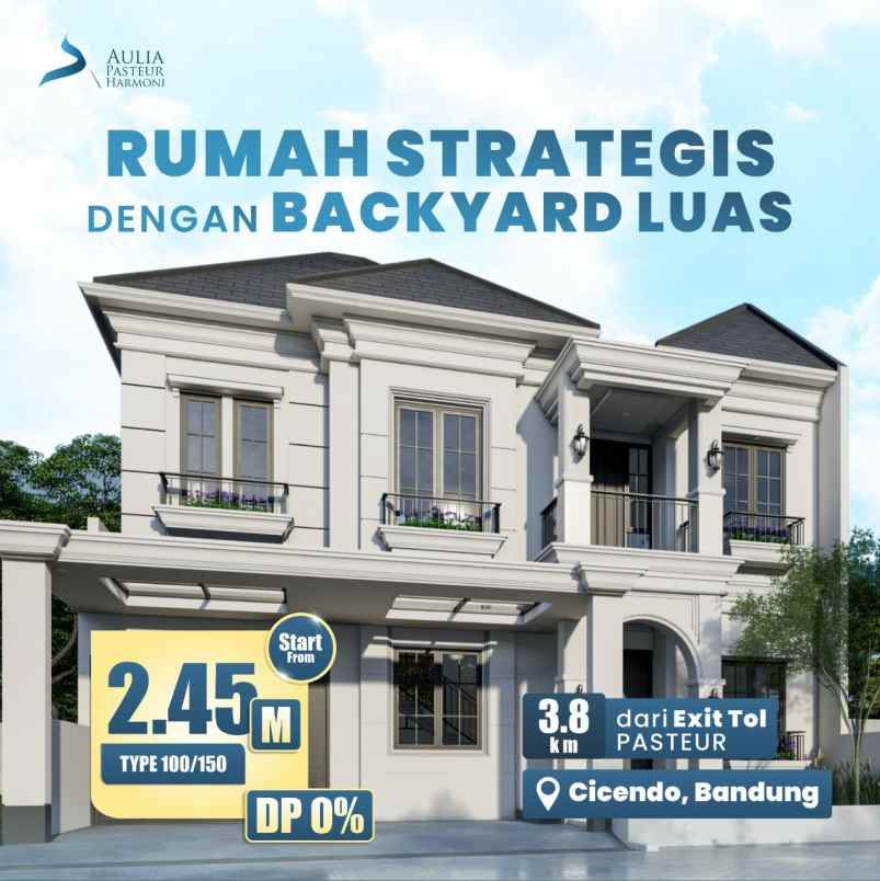 dijual rumah jl budi cimahi pasteur bandung