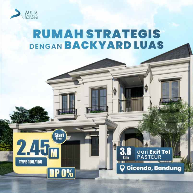 dijual rumah jl budi cimahi pasteur bandung