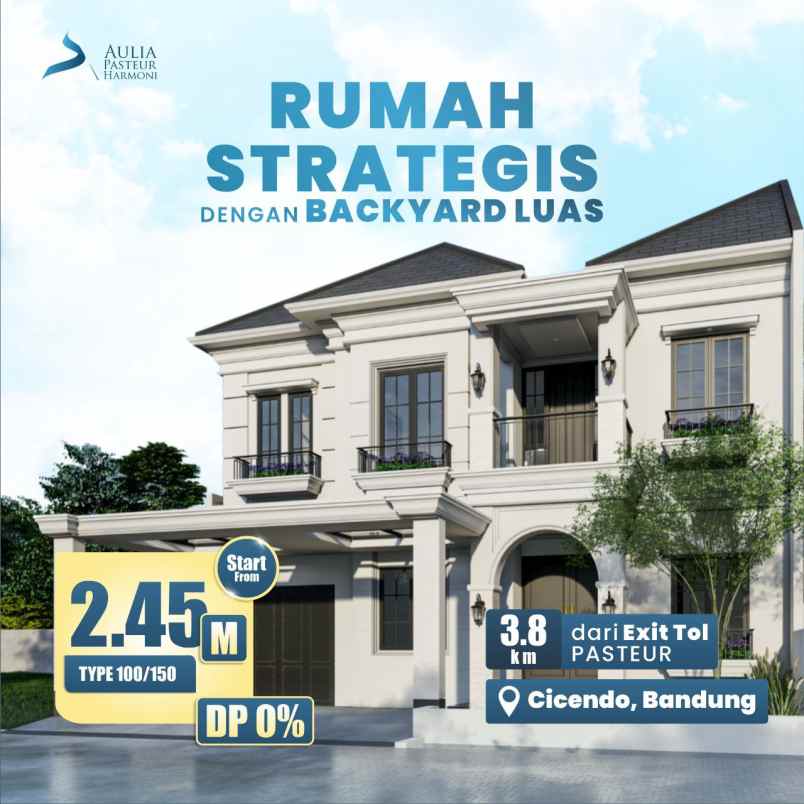 dijual rumah jl budi cimahi pasteur bandung