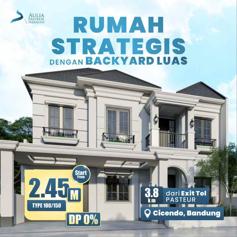 dijual rumah jl budi cimahi pasteur bandung