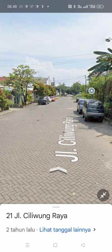 dijual rumah jl ciliwung raya