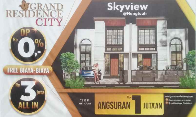 dijual rumah jl cluster senopati