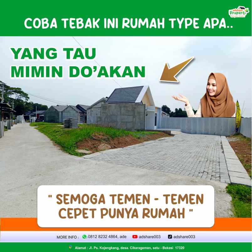 dijual rumah jl pasar kejengkang desa