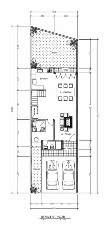 dijual rumah jl pondok kelapa raya