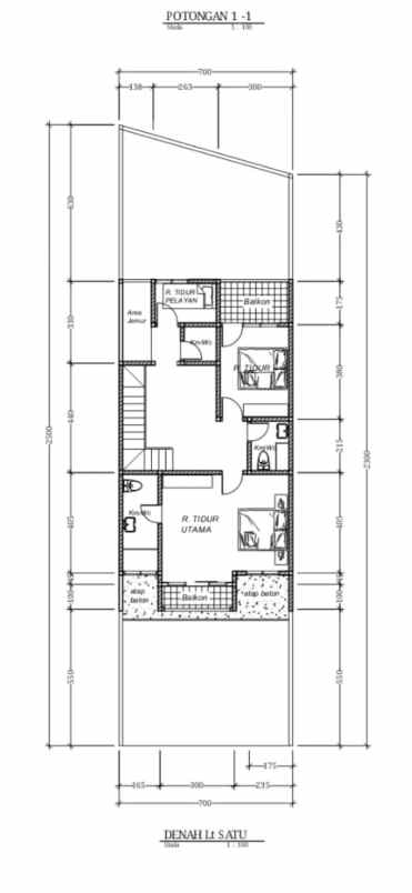 dijual rumah jl pondok kelapa raya