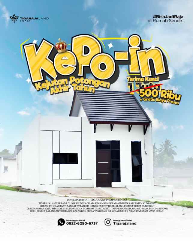 dijual rumah jl raya ciloa cikubangsari