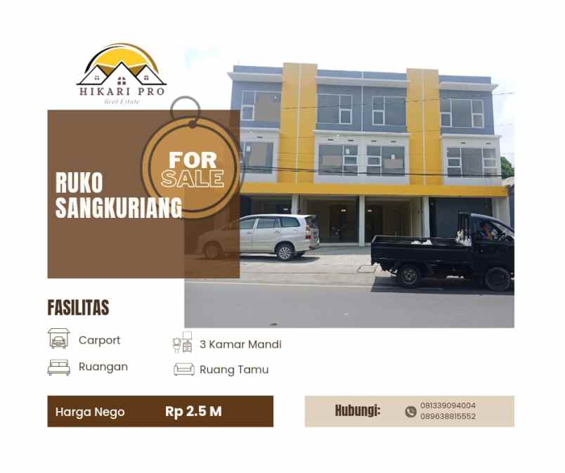 dijual rumah jl sangkuriang kel