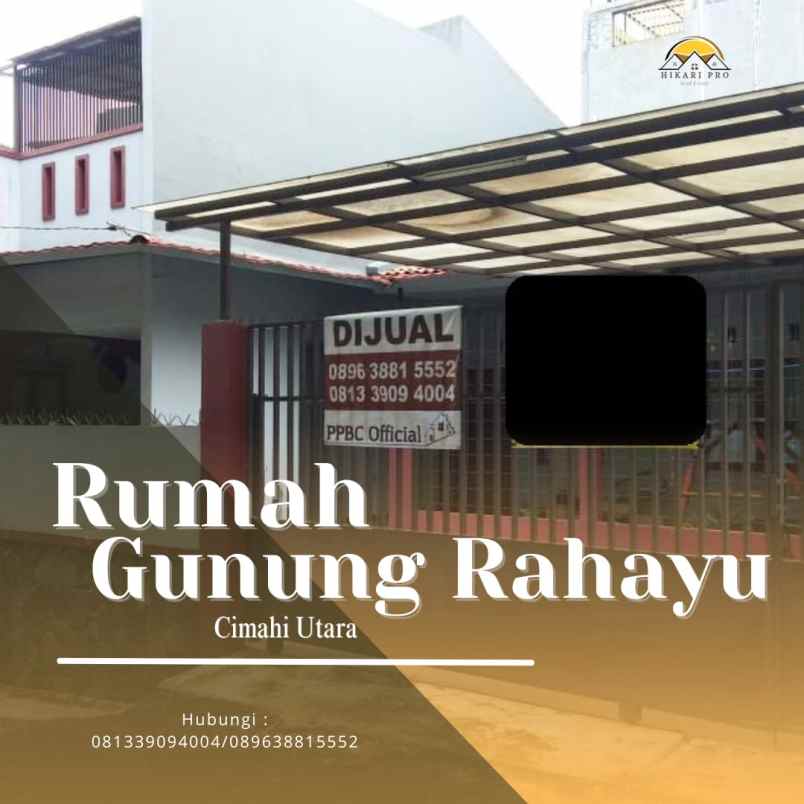 dijual rumah kel pasirkaliki kec cimahi