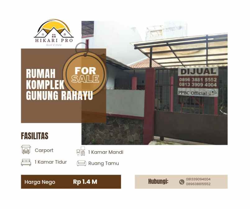 dijual rumah kel pasirkaliki kec cimahi