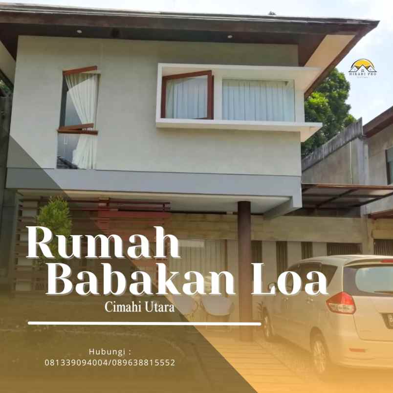 dijual rumah kel pasirkaliki kec cimahi