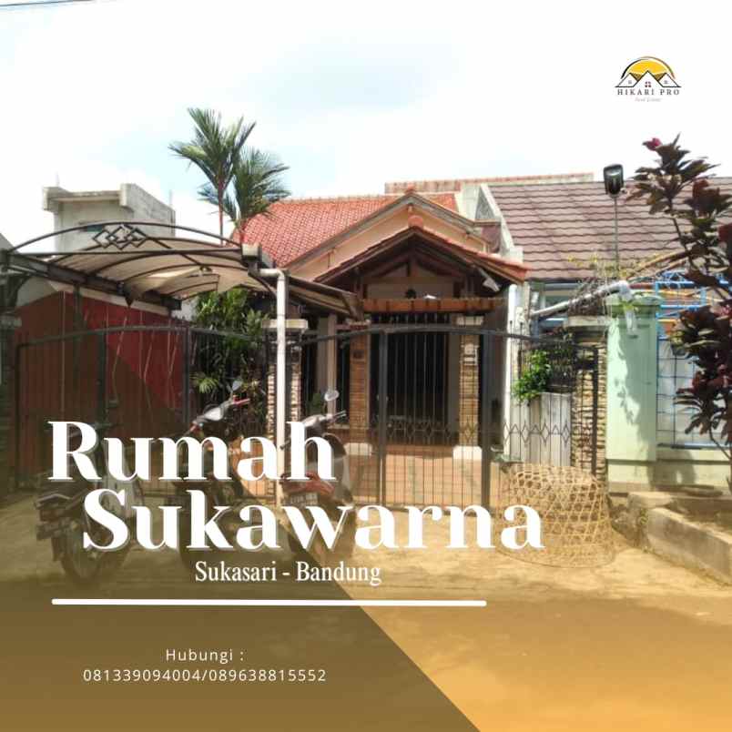 dijual rumah kel sukawarna kec sukajadi