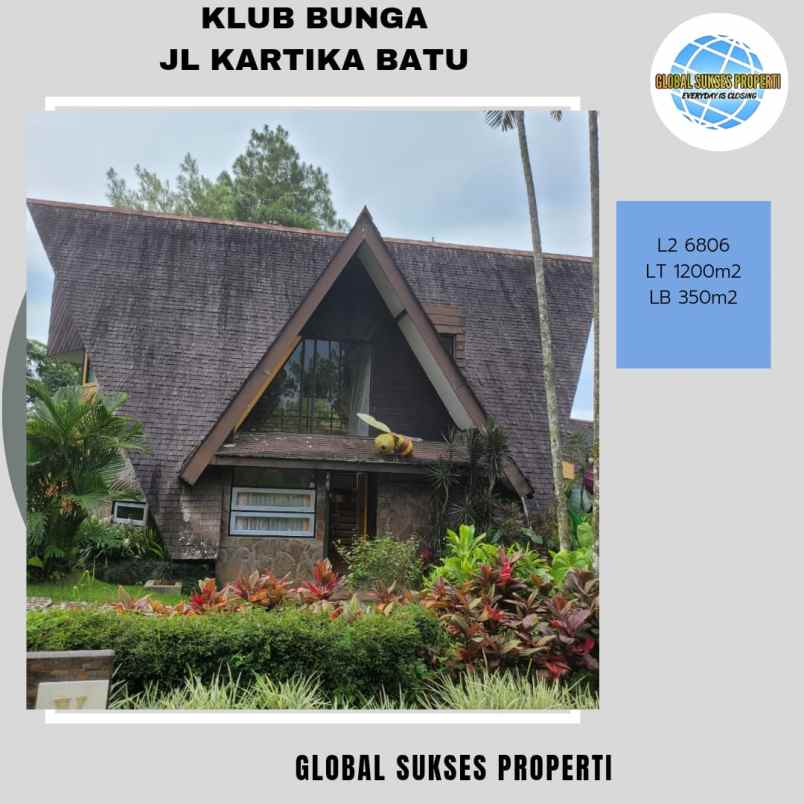 dijual rumah komplek club bunga jalan