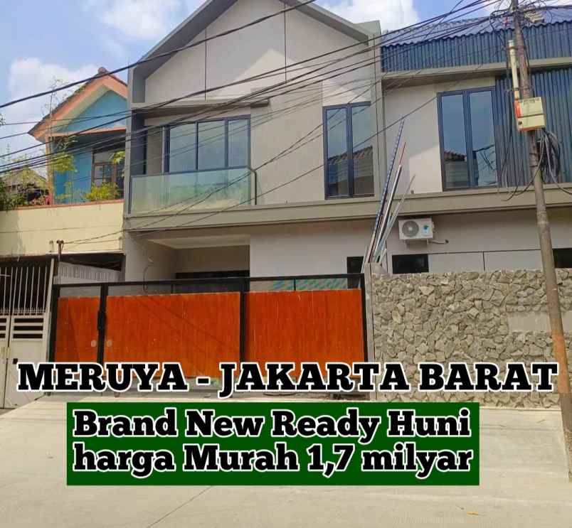 dijual rumah komplek dki meruya