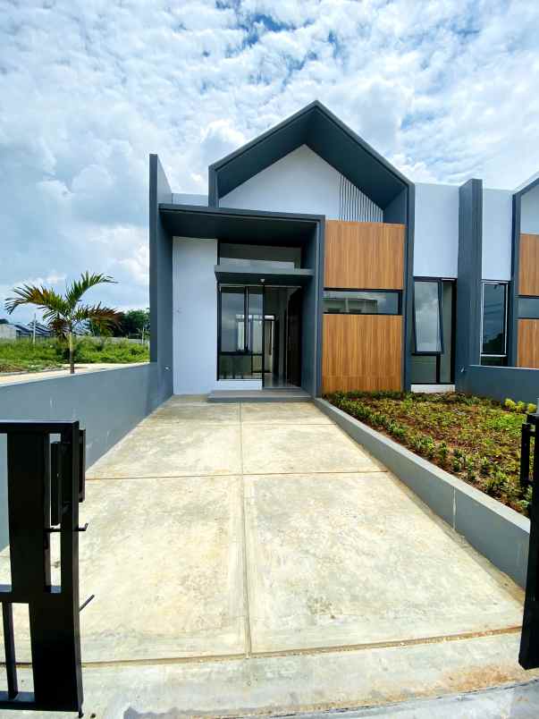 dijual rumah konsep scandinavian di citeureup bogor