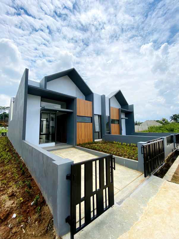 dijual rumah konsep scandinavian di citeureup bogor