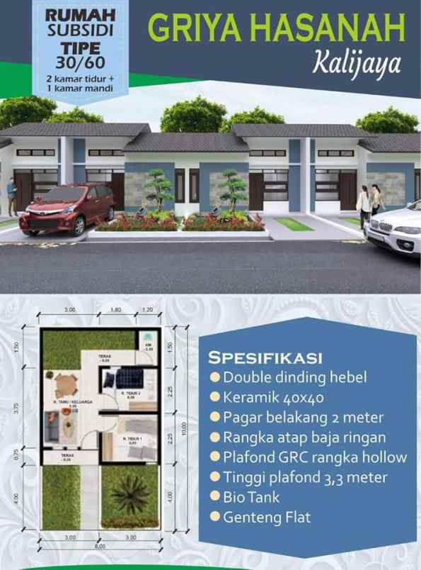 dijual rumah kp kali jaya cikarang