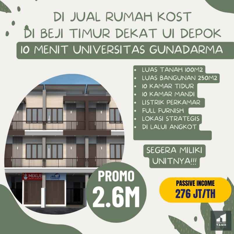 dijual rumah kukusan