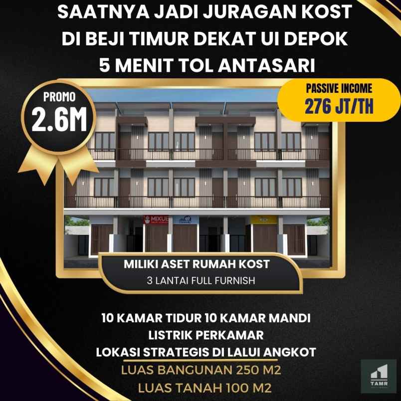 dijual rumah kukusan