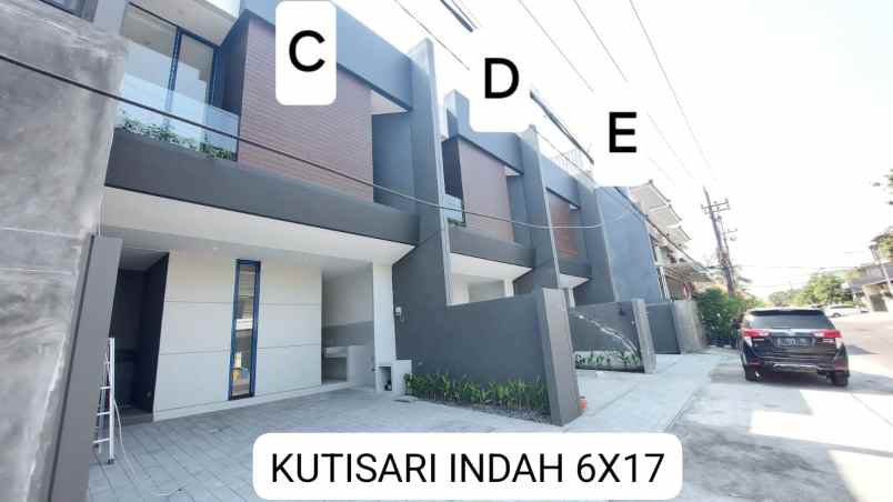 dijual rumah kutisari indah