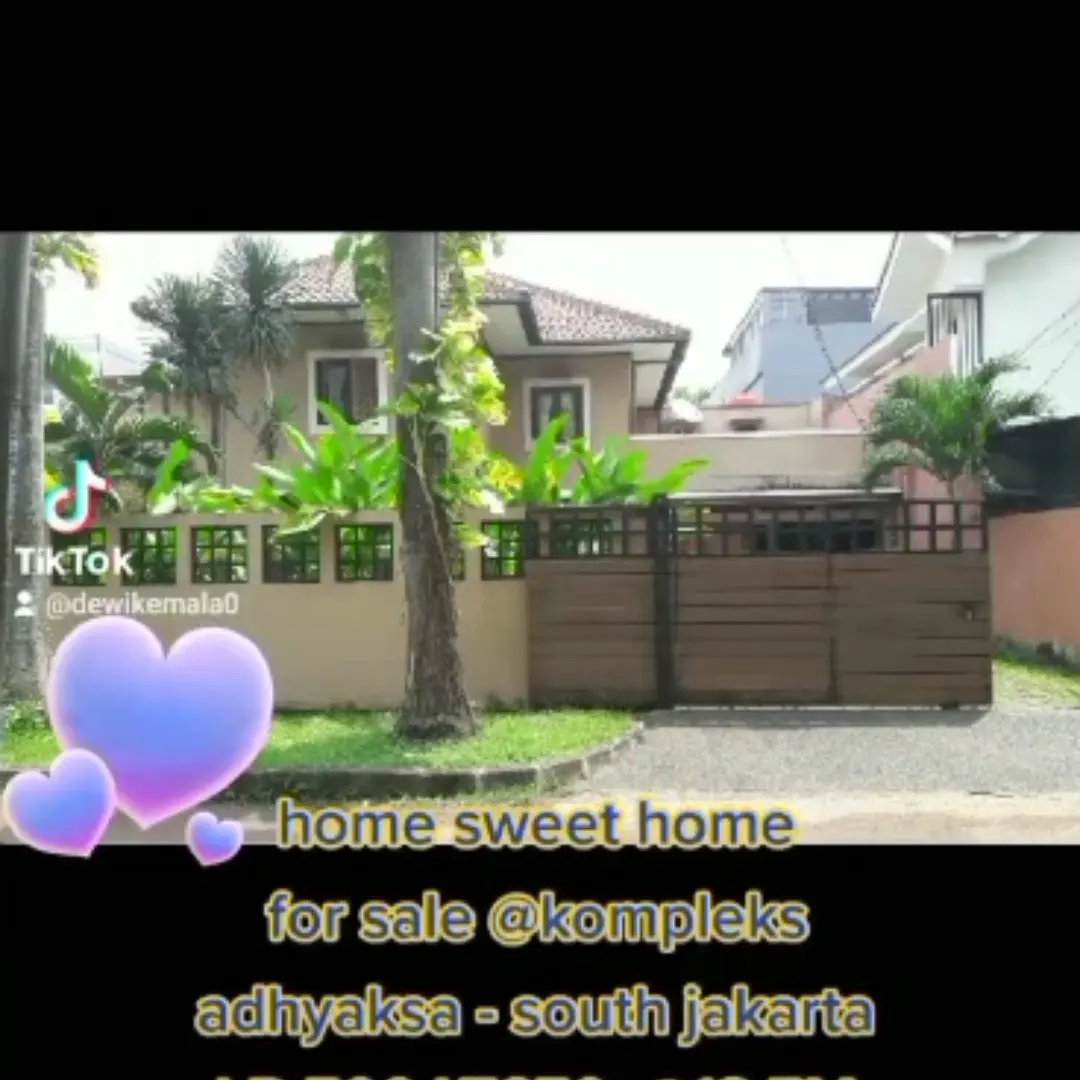 dijual rumah lebak bulus