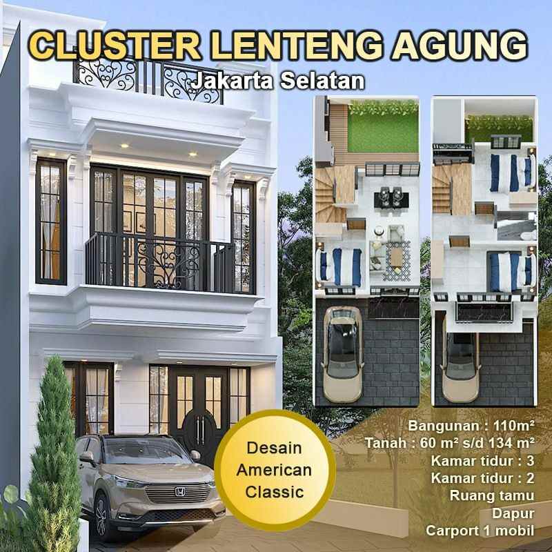 dijual rumah lenteng agung