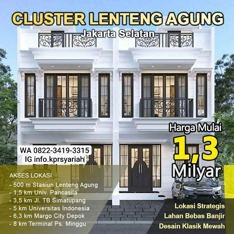 dijual rumah lenteng agung