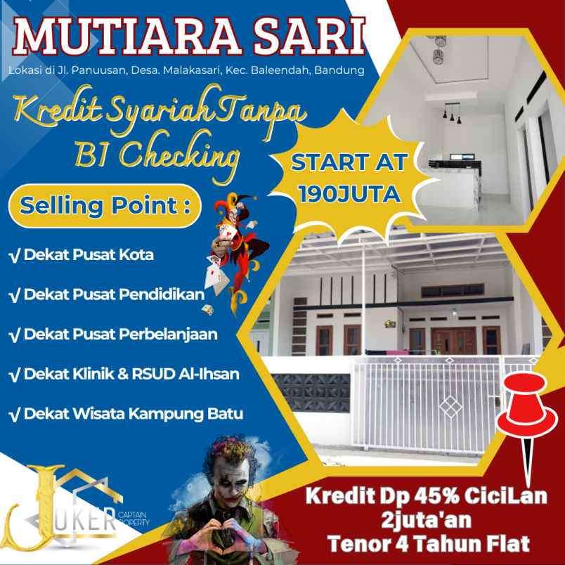 dijual rumah lokasi di jl panuusan desa