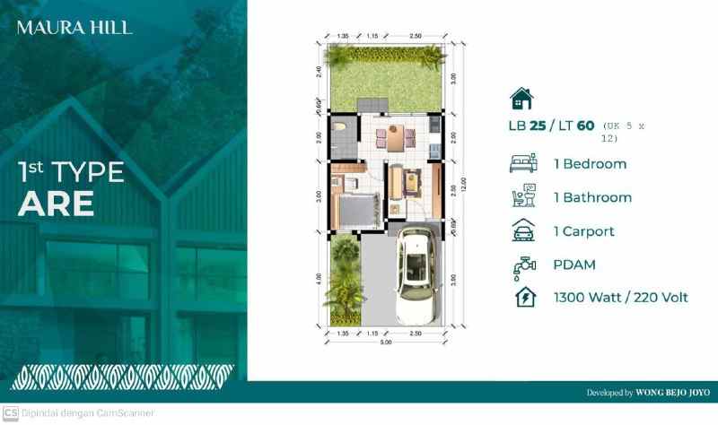 dijual rumah maura hill cerme