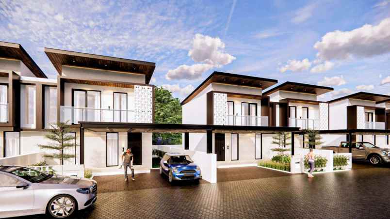 dijual rumah mewah 2 lantai ada private pool