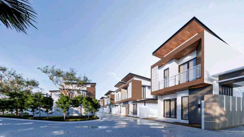 dijual rumah mewah 2 lantai ada private pool