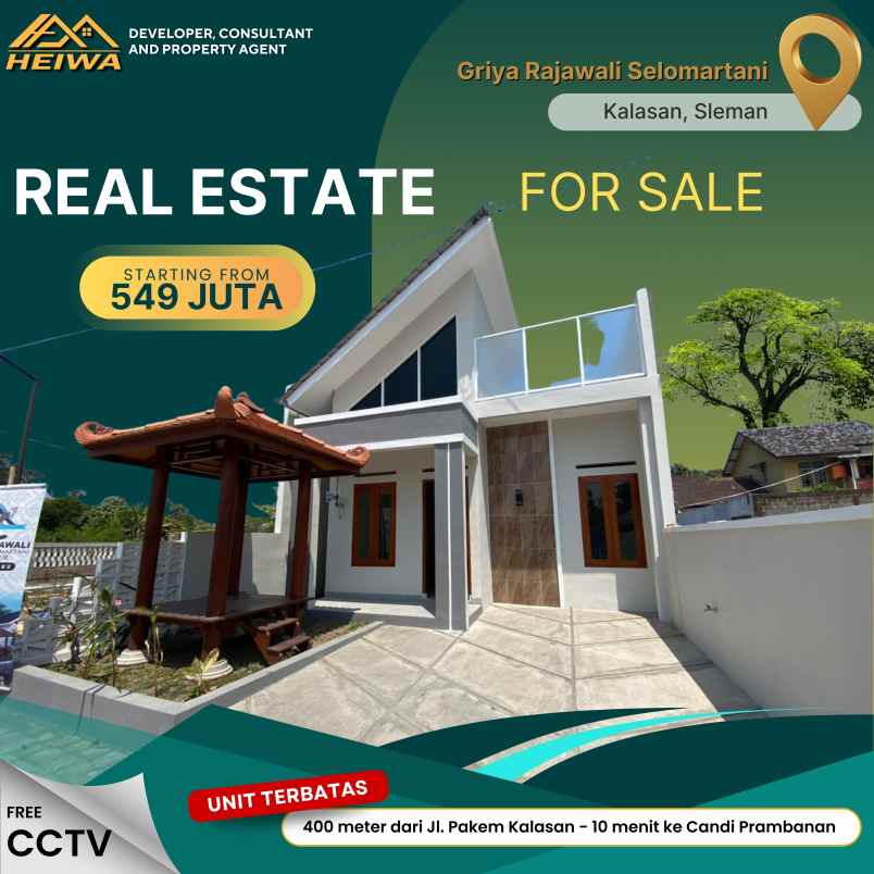 dijual rumah minimalis modern lokasi strategis