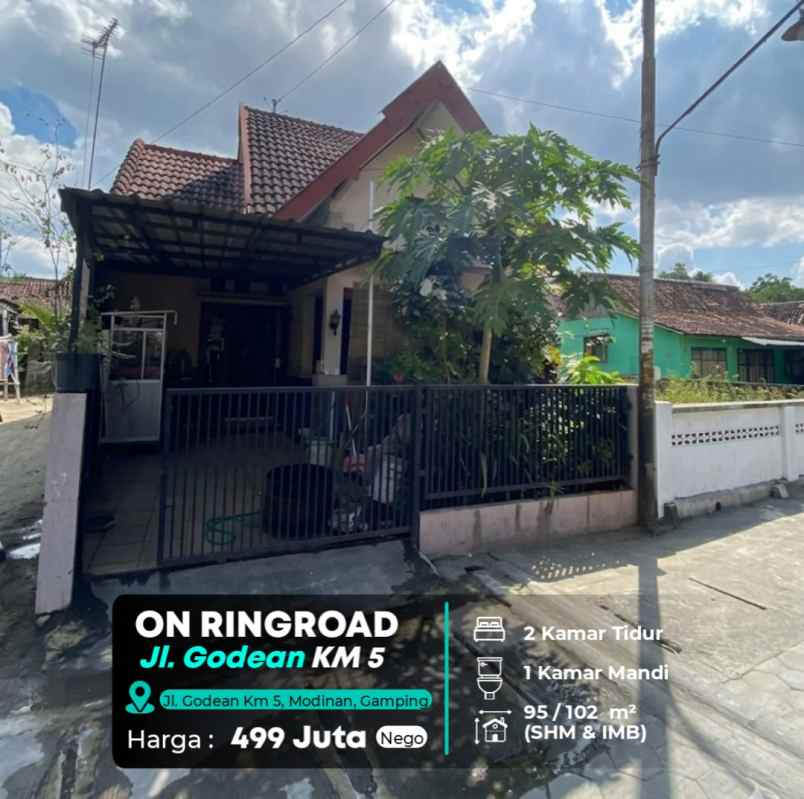 dijual rumah modinan