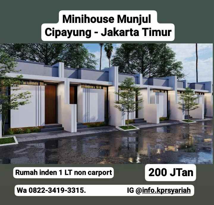 dijual rumah munjul cipayung